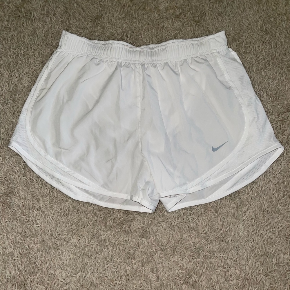 Nike White Running Shorts